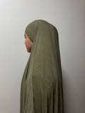 Pistachio Jersey Khimar